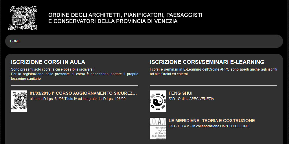 Ordine degli Architetti, Pianificatori, Paesaggisti e Conservatori della provincia di Venezia 